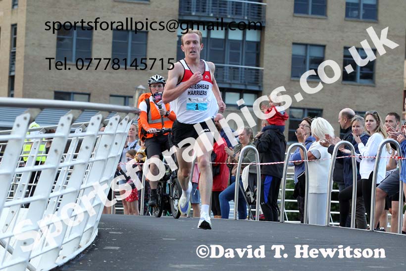 Quayside 5k Road Race, Newcastle/Gateshead, 2021, August 11th. Photo: David T. Hewitson/Sports for All Pics